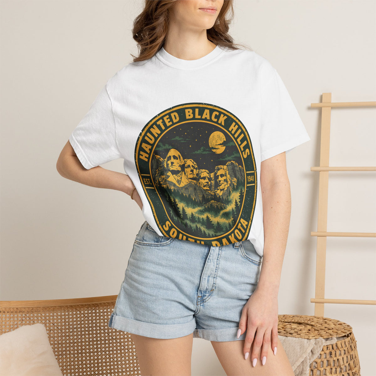 Haunted Black Hills South Dakota Comfort Colors T-Shirt