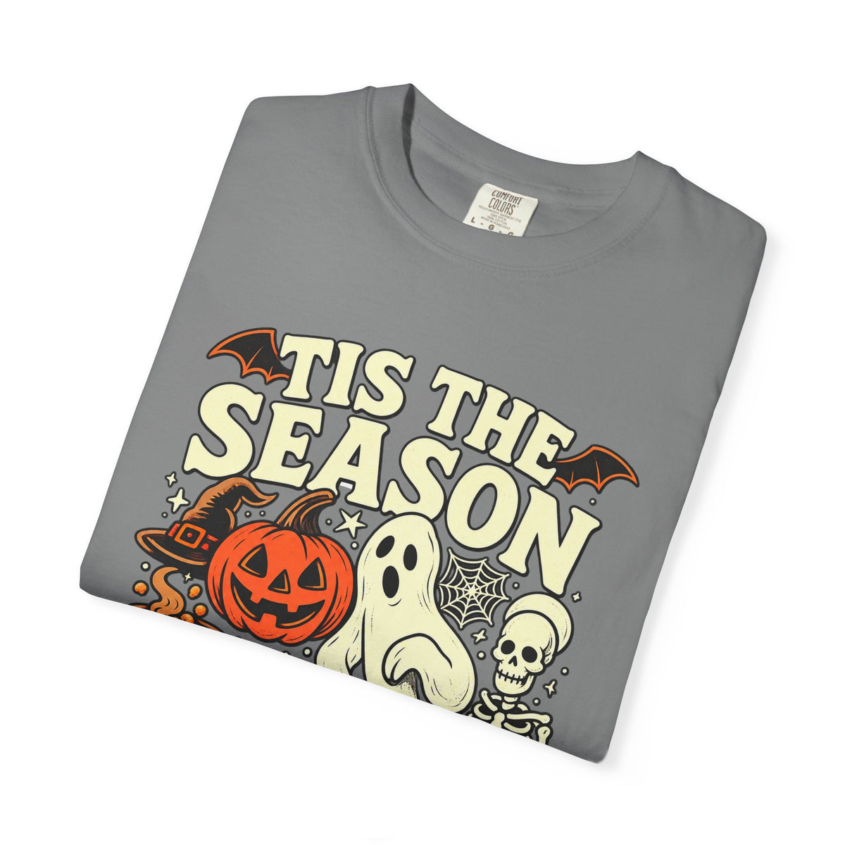 Tis the Season Spooky Halloween Comfort Colors Graphic Tee