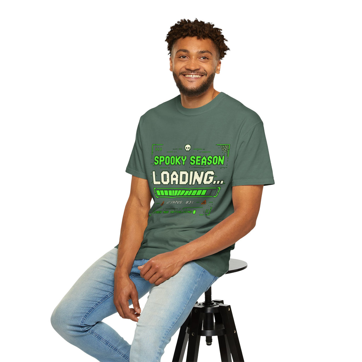 Spooky Season Loading Gamer Halloween Comfort Colors Tee