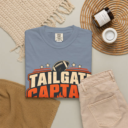 Tailgate Captain Football Game Day Comfort Colors T-Shirt