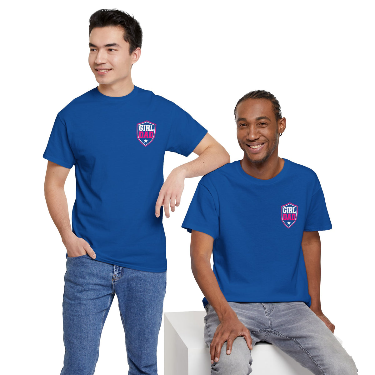 Girl Dad I Raise Strong Girls Graphic Tee