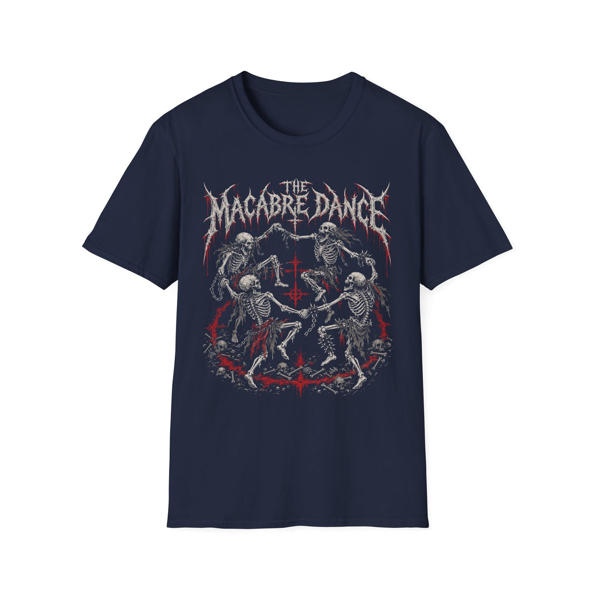 Brutal Metal Mosh Pit Skeletons T-Shirt