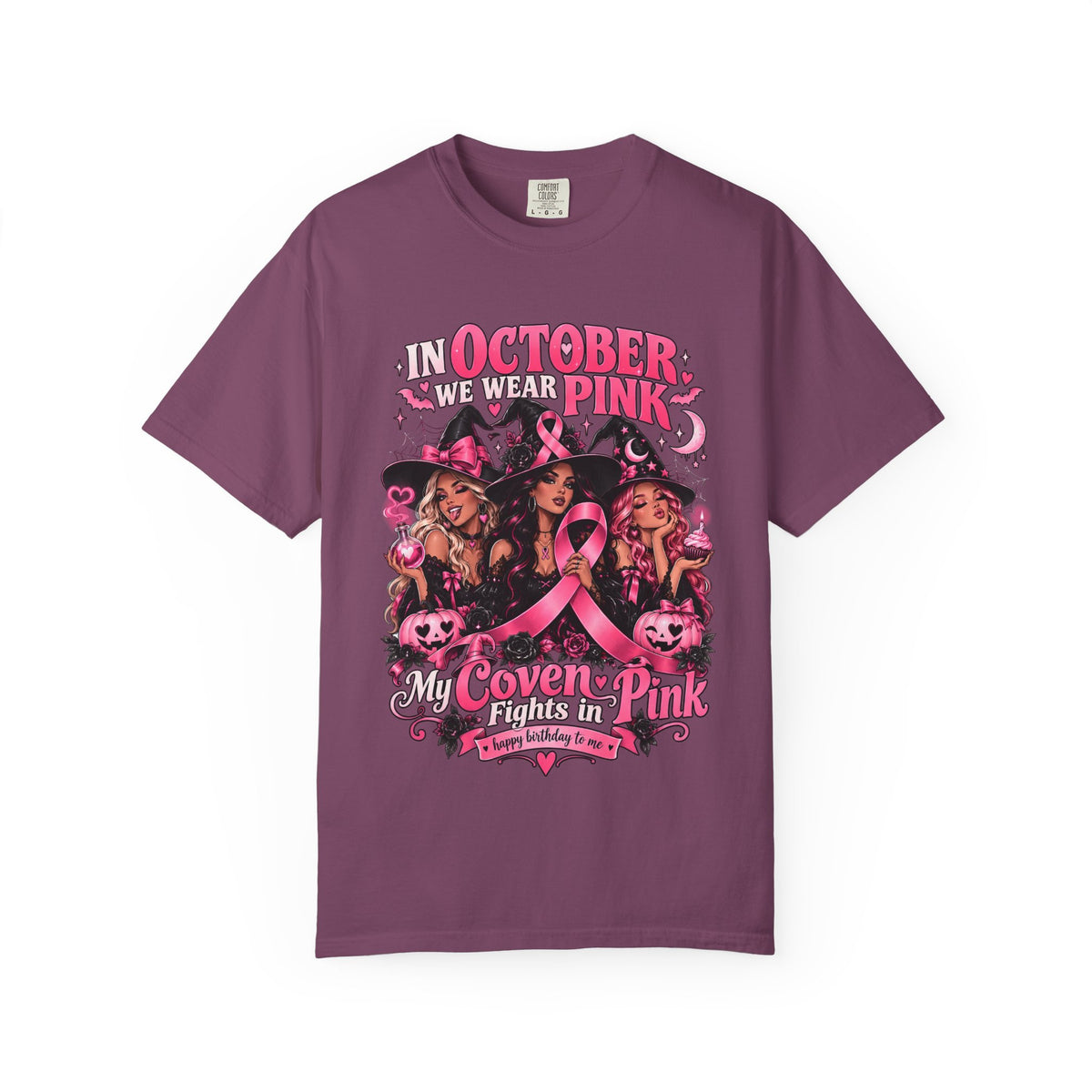 In October We Wear Pink My Coven Fights in Pink Tee