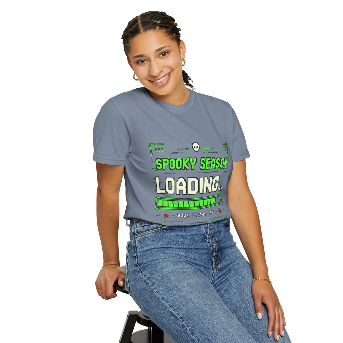 Spooky Season Loading Gamer Halloween Comfort Colors Tee