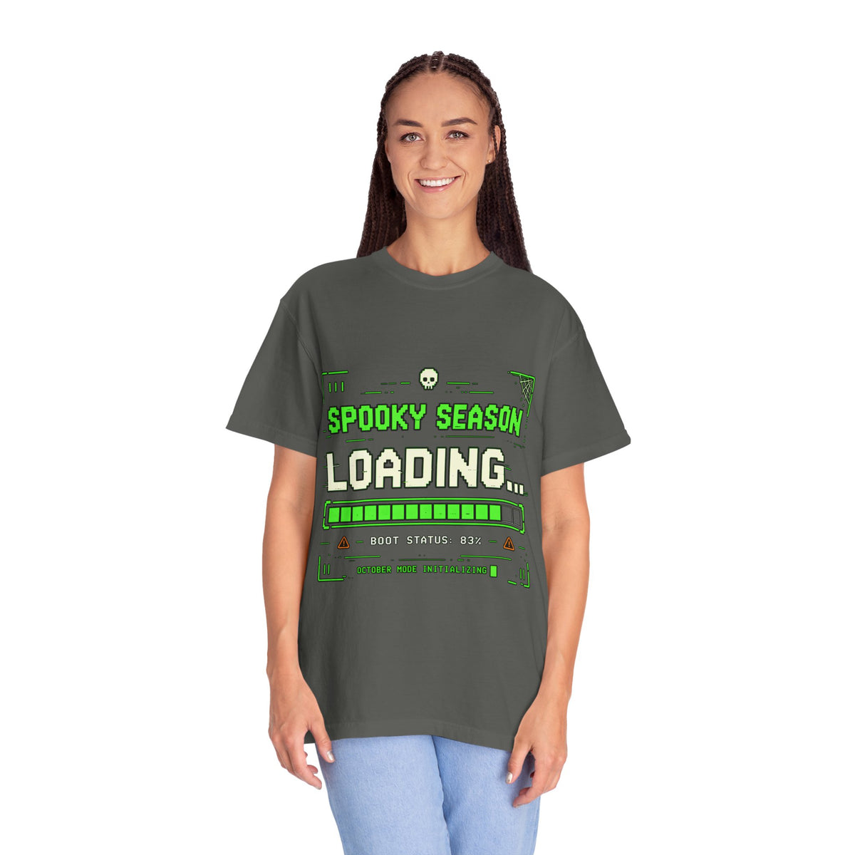 Spooky Season Loading Gamer Halloween Comfort Colors Tee