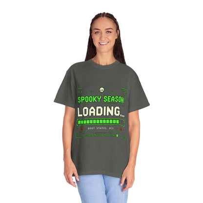 Spooky Season Loading Gamer Halloween Comfort Colors Tee