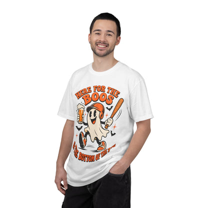 Here for the Boos Baseball Halloween Comfort Colors Tee