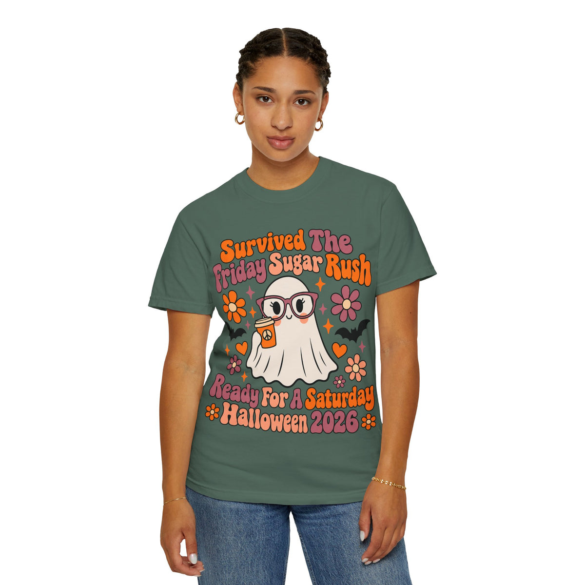 Friday Sugar Rush Halloween 2026 Comfort Colors Tee