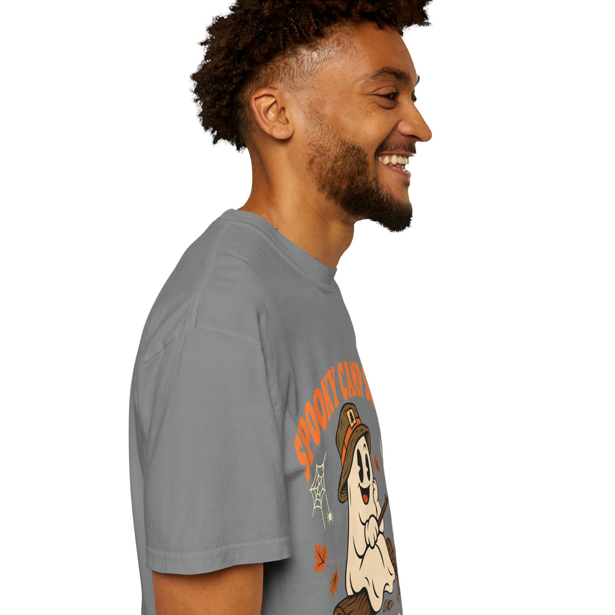 Spooky Camp Squad Campfires & Cobwebs Comfort Colors Tee