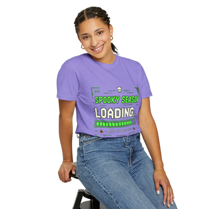 Spooky Season Loading Gamer Halloween Comfort Colors Tee