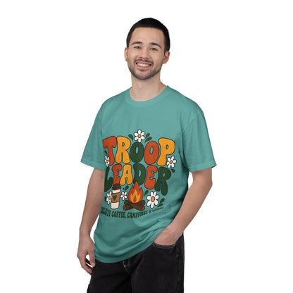 Troop Leader Coffee Campfires Chaos Comfort Colors Tee