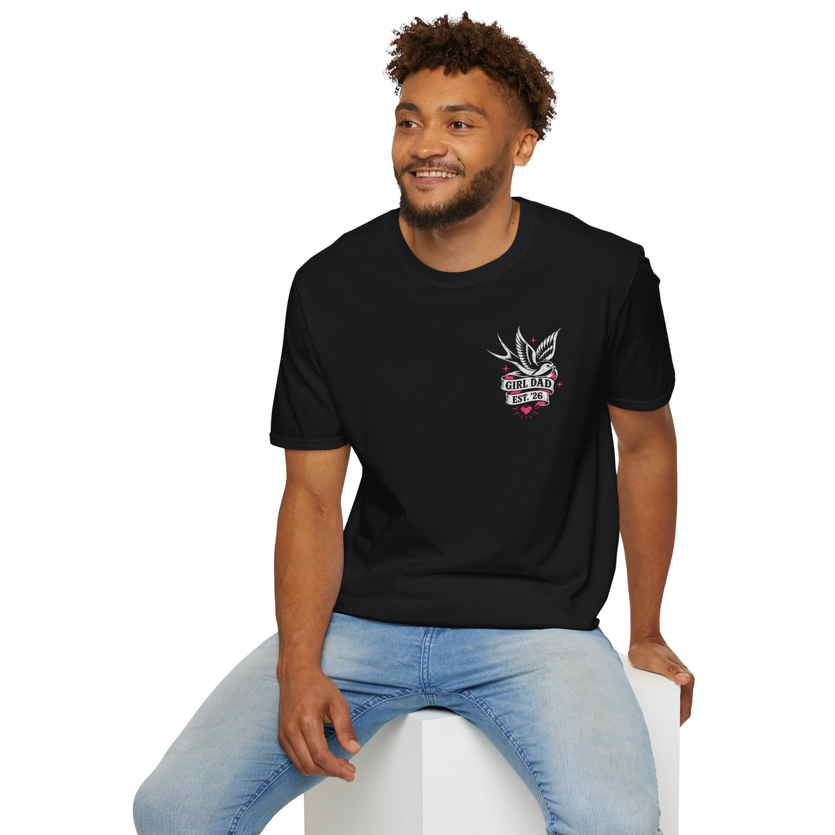 Raising Rebels Girl Dad Biker Graphic Tee