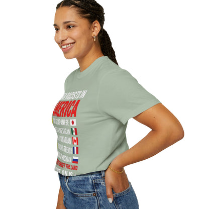 Dear Racists in America Anti-Racism Comfort Colors Tee