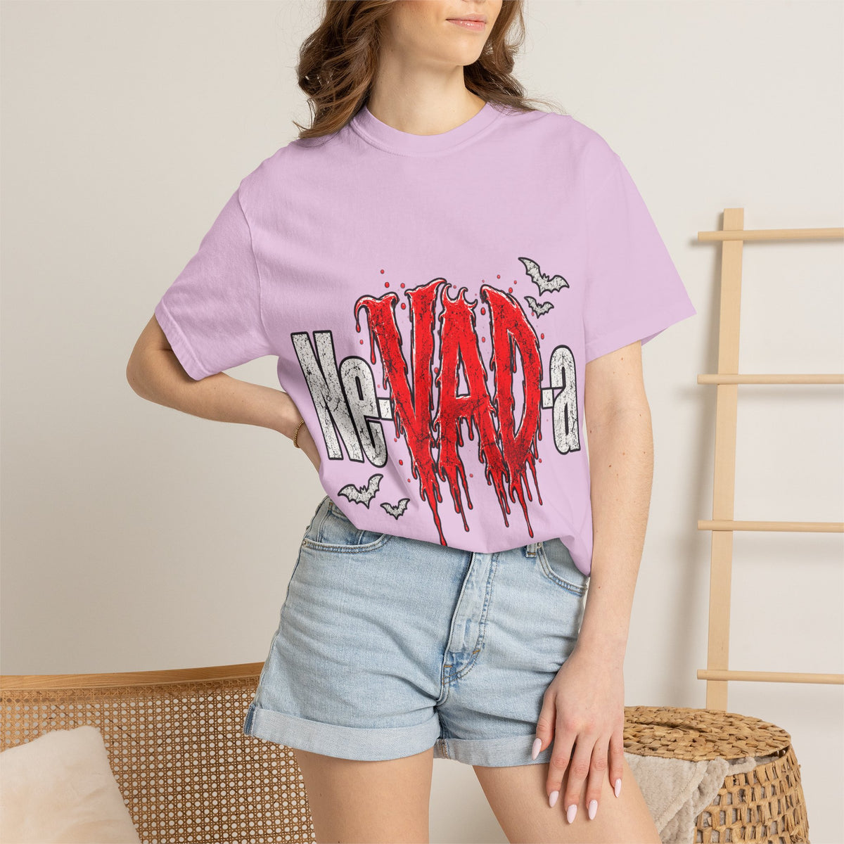Nevada Horror Drip Halloween Comfort Colors T-Shirt