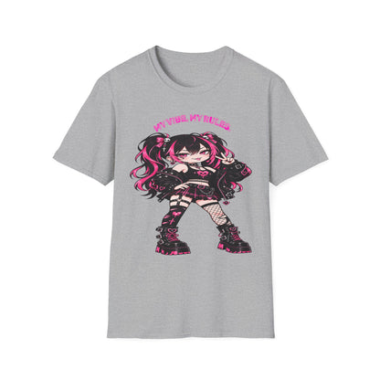 My Vibe, My Rules Anime Chibi Graphic Tee