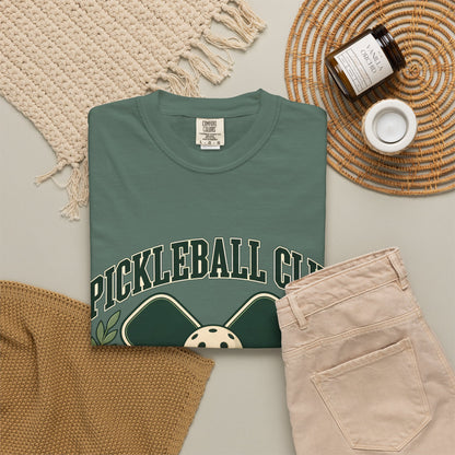 Pickleball Club Court Time Over Screen Time Comfort Colors Tee