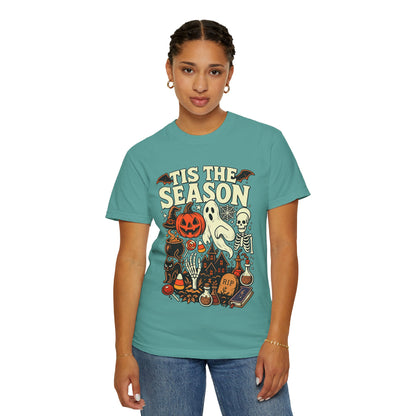 Tis the Season Spooky Halloween Comfort Colors Graphic Tee