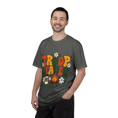 Troop Leader Coffee Campfires Chaos Comfort Colors Tee
