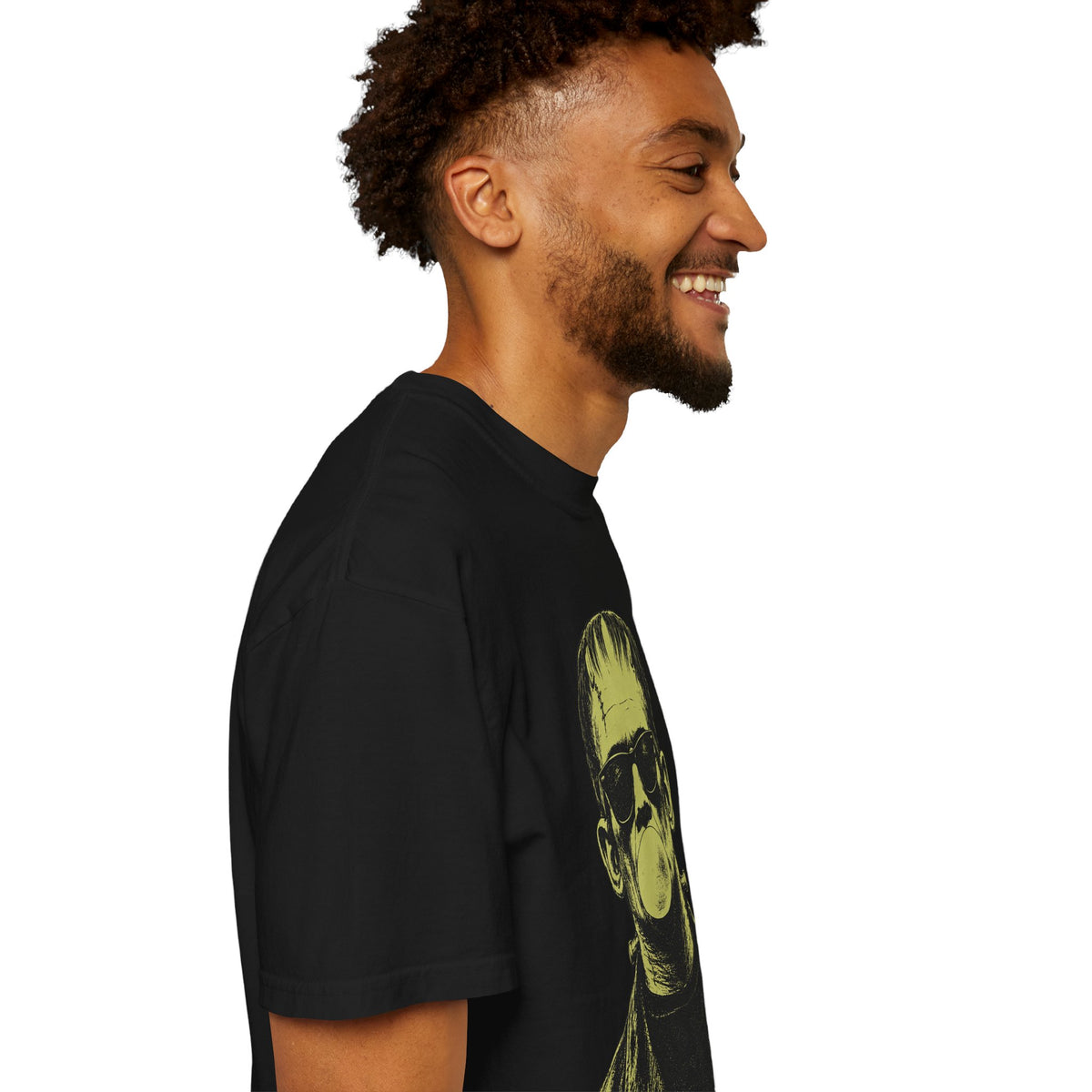 Frankenstein Bubblegum Peace Sign Comfort Colors T-Shirt