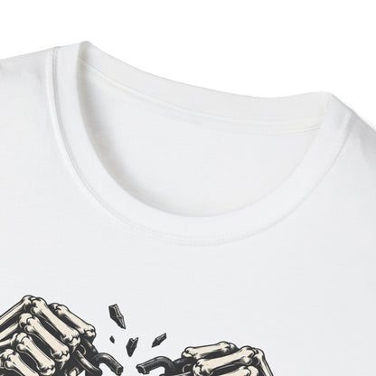 The Final Escape 1926 Shirt – Skeleton Chains Hourglass Art Deco Tee