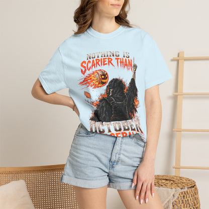 October Baseball Halloween Comfort Colors Graphic T-Shirt