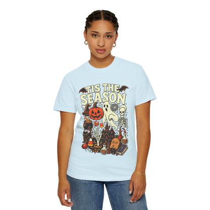 Tis the Season Spooky Halloween Comfort Colors Graphic Tee