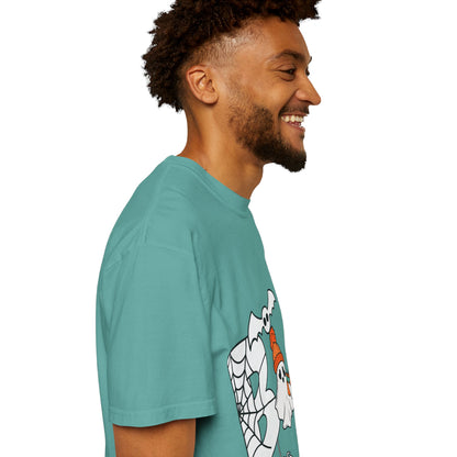 Cute Ghost Pumpkin Cozy Halloween Comfort Colors T-Shirt