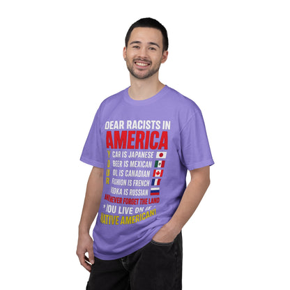 Dear Racists in America Anti-Racism Comfort Colors Tee