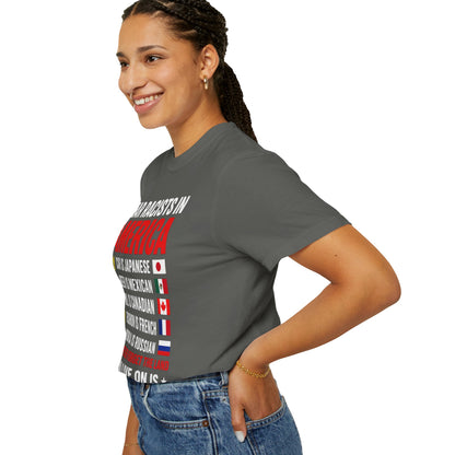 Dear Racists in America Anti-Racism Comfort Colors Tee