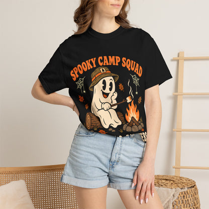 Spooky Camp Squad Campfires & Cobwebs Comfort Colors Tee