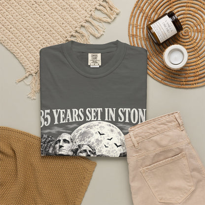 85 Years Set in Stone Mount Rushmore Comfort Colors Tee