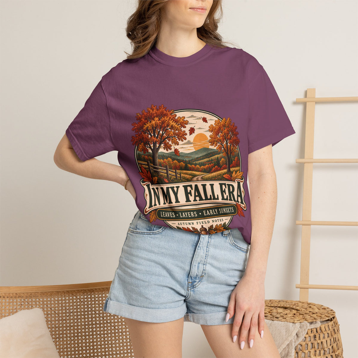 In My Fall Era Autumn Comfort Colors Graphic T-Shirt