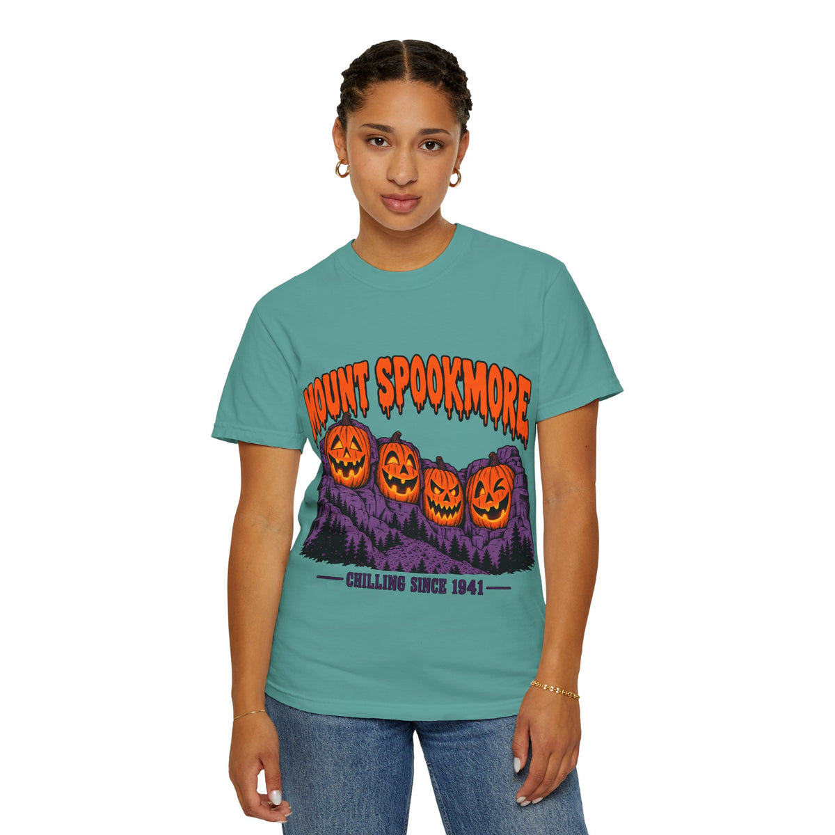 Mount Spookmore Halloween Comfort Colors T-Shirt