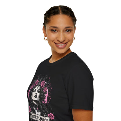 Pink Spooky Queen Pastel Gothic Glamour Witch T-Shirt