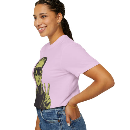 Frankenstein Bubblegum Peace Sign Comfort Colors T-Shirt