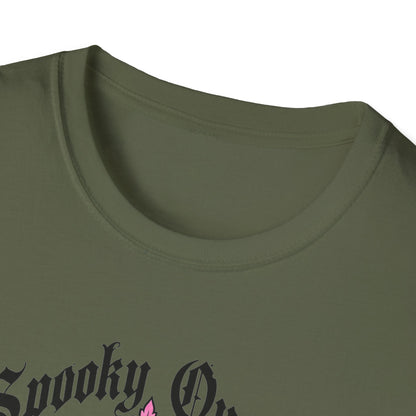 Spooky Queens Are Born In October Shirt – Gothic Rose Halloween Birthday Tee