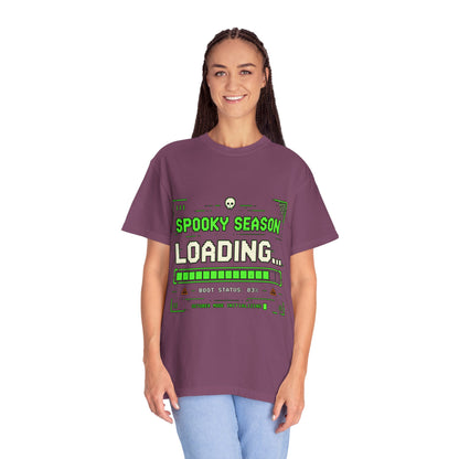 Spooky Season Loading Gamer Halloween Comfort Colors Tee