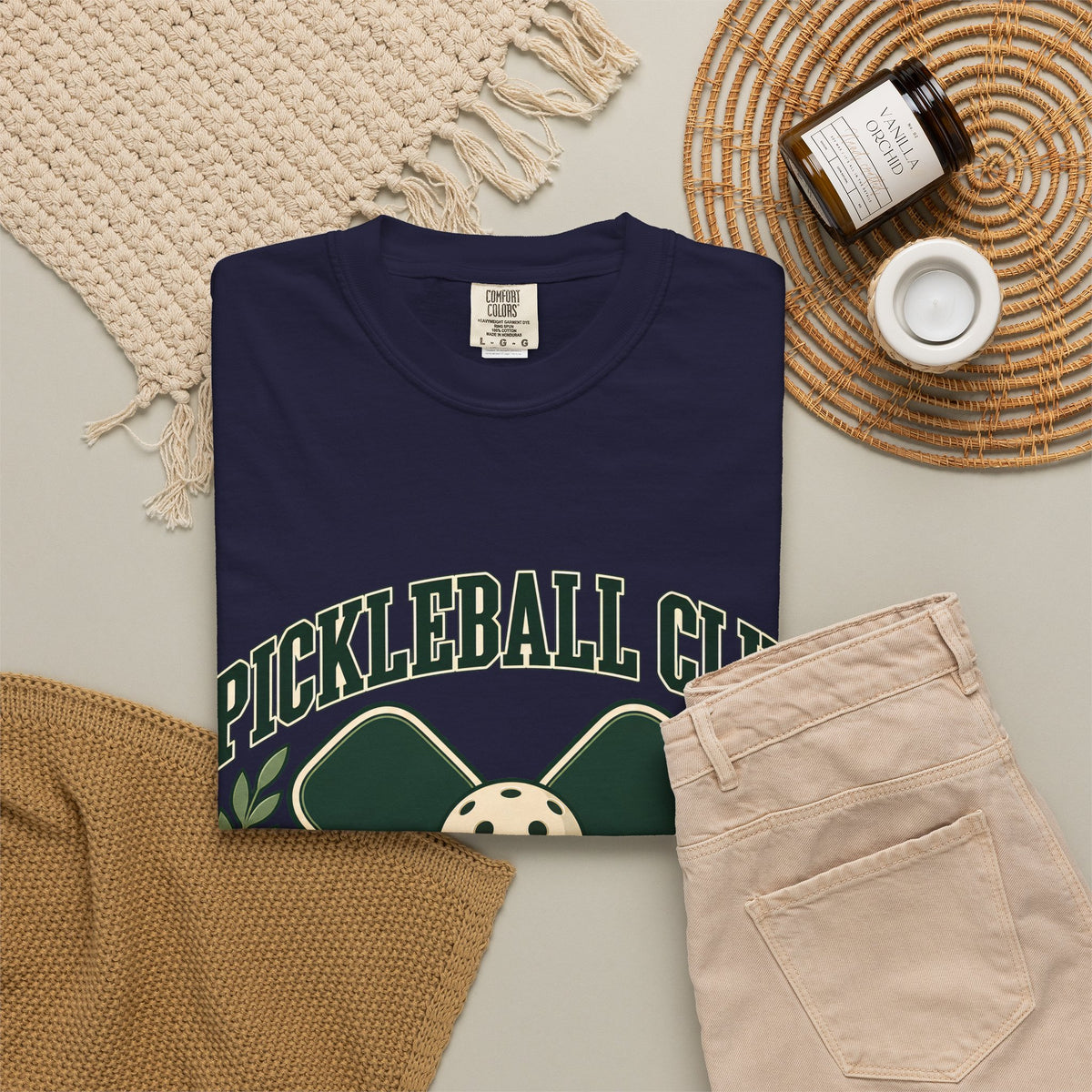 Pickleball Club Court Time Over Screen Time Comfort Colors Tee