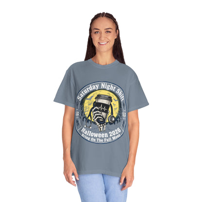 Saturday Night Shift Halloween 2026 Comfort Colors Tee