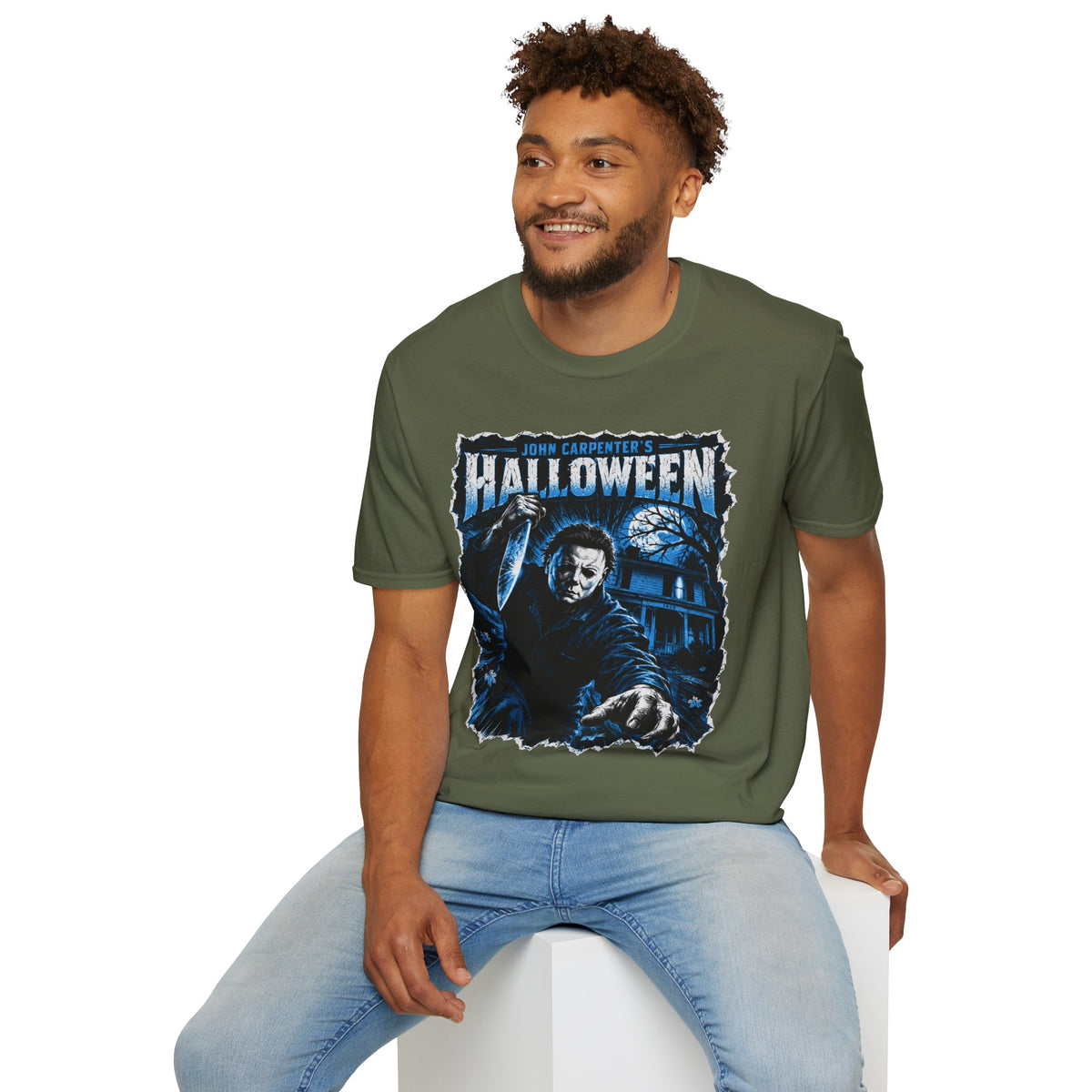 John Carpenter's Halloween Comic Book Style Shirt