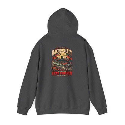Welcome to Raccoon City Halloween 2026 Gildan 18500 Hoodie