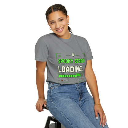 Spooky Season Loading Gamer Halloween Comfort Colors Tee