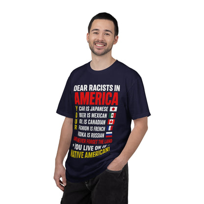 Dear Racists in America Anti-Racism Comfort Colors Tee