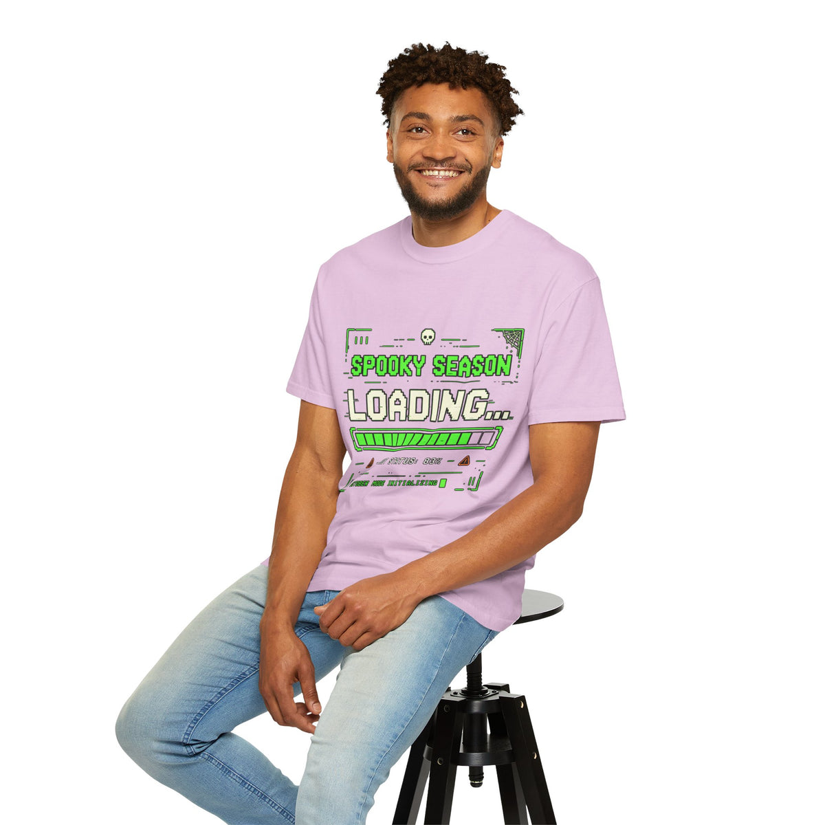 Spooky Season Loading Gamer Halloween Comfort Colors Tee