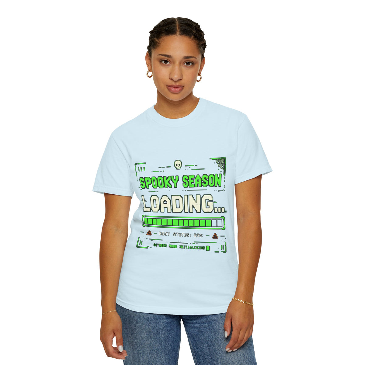 Spooky Season Loading Gamer Halloween Comfort Colors Tee