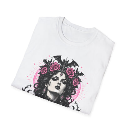 Pink Spooky Queen Pastel Gothic Glamour Witch T-Shirt