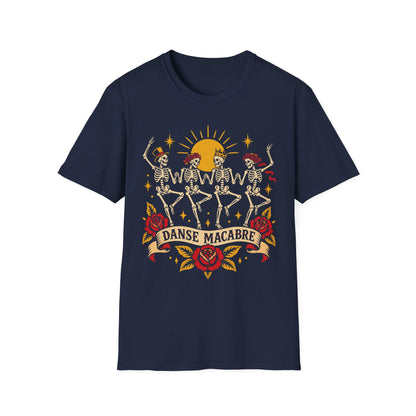 American Traditional Tattoo Skeleton Dance Shirt