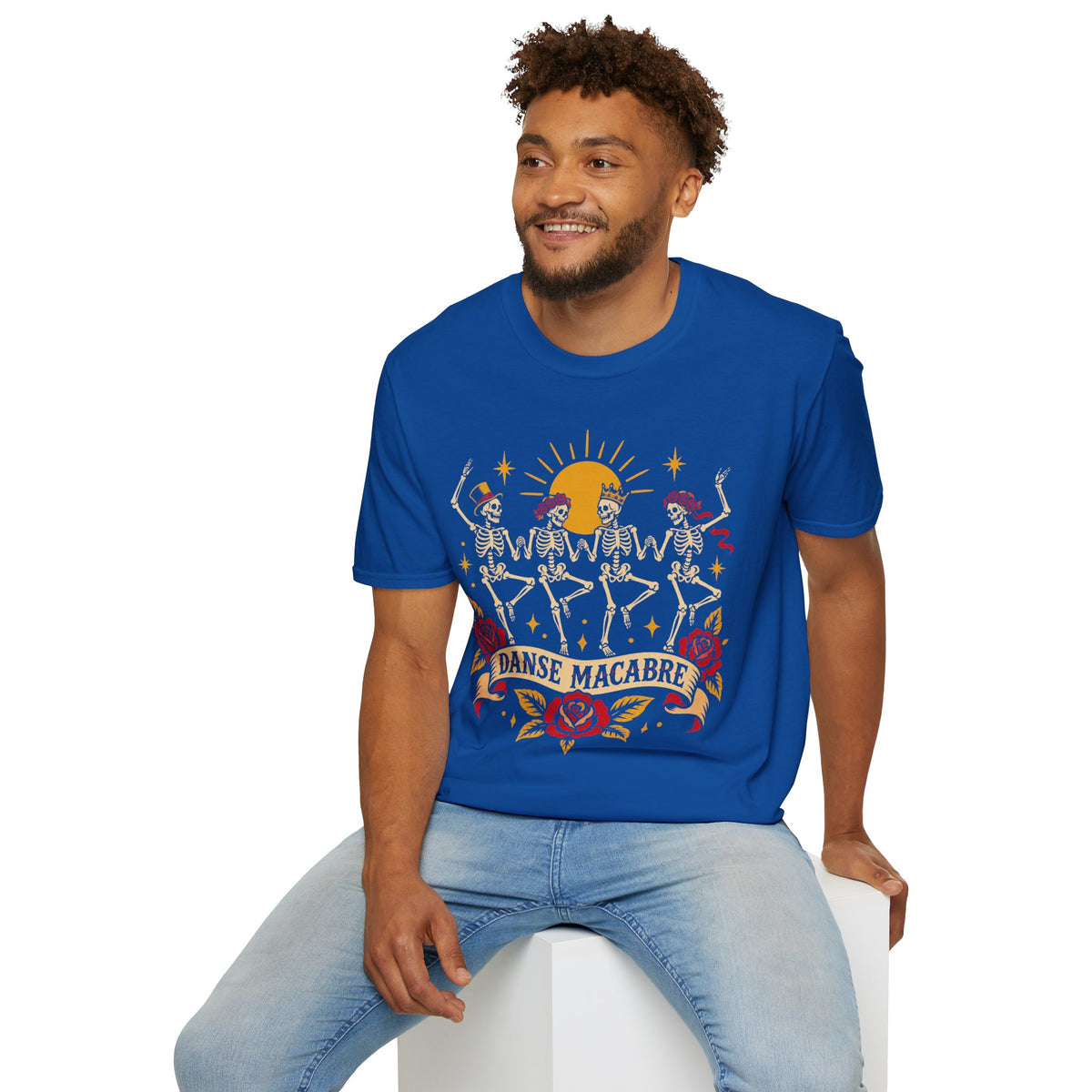 American Traditional Tattoo Skeleton Dance Shirt