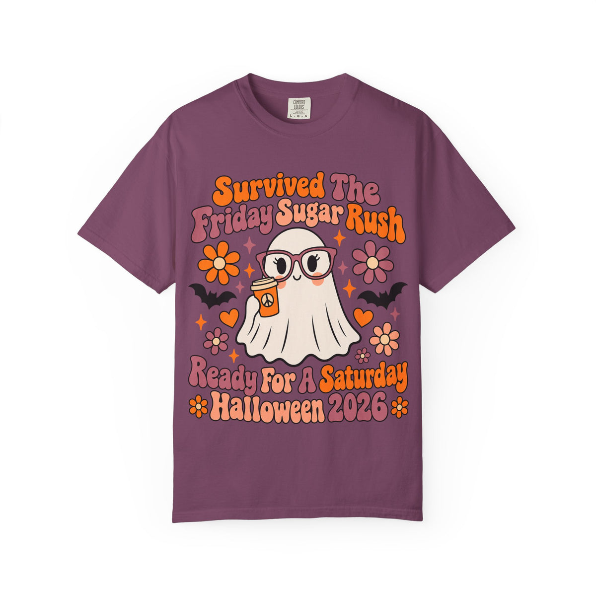 Friday Sugar Rush Halloween 2026 Comfort Colors Tee