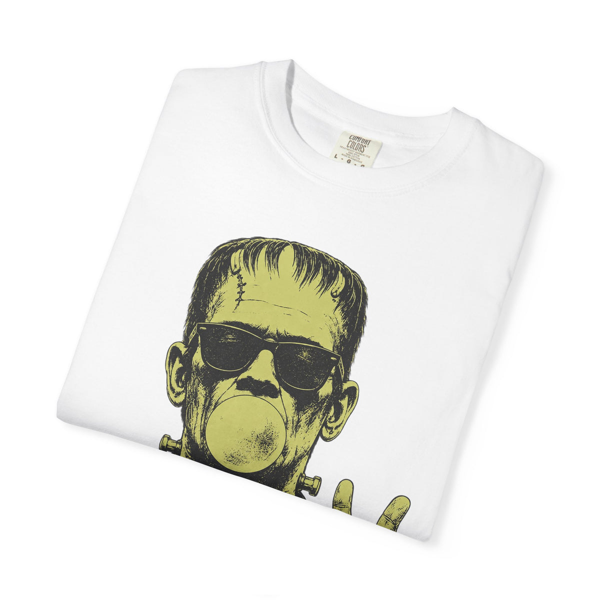 Frankenstein Bubblegum Peace Sign Comfort Colors T-Shirt